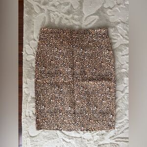 J. Crew Leopard Pencil Skirt Cocktail